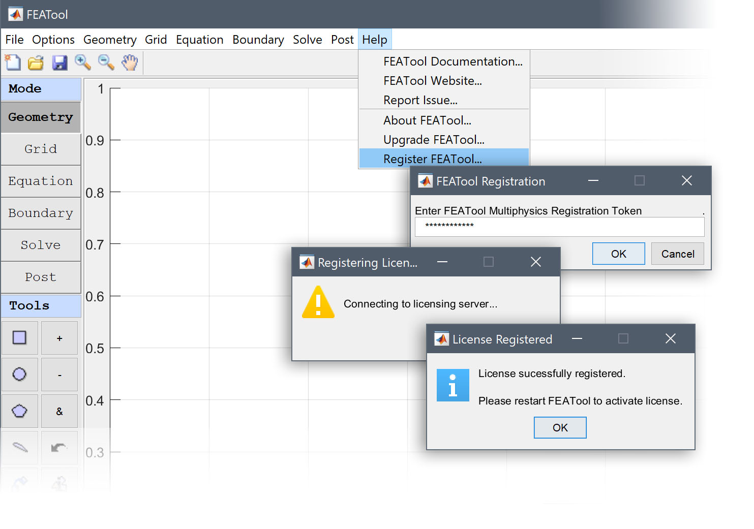 CFDTool - Activation and Registration Process
