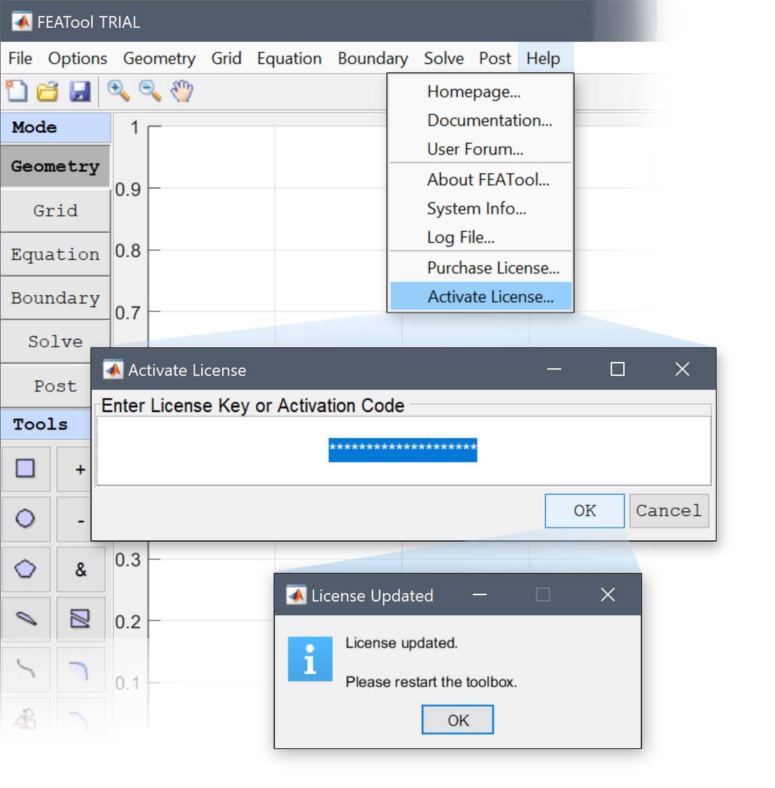 CFDTool - Activation and Registration Process